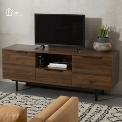 Tủ tivi RIA HGF 2 cánh 1 hộc kéo, gỗ MDF, 160x40x55cm, TTV080