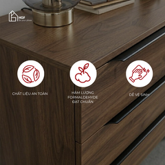 Tủ lưu trữ RIA HGF 3 hộc kéo, gỗ MDF, 65x40x80cm, TLT066