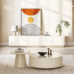 Tủ tivi ALIE HGF 3 hộc kéo, gỗ MDF phủ sơn 2K, 180x40x45cm, TTV040