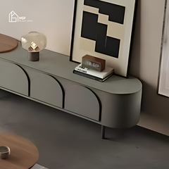 Tủ tivi FRANKIE HGF 4 cánh tích hợp mặt tủ di động, 220/240x40x50cm, TTV062