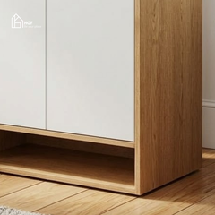 Tủ giày ZIKA HGF 2 cánh 1 hộc kéo, gỗ MDF, 60x35x100cm, TG016
