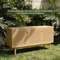 Tủ lưu trữ MEY HGF 3 cánh, gỗ MDF, 140x40x70cm, TLT016