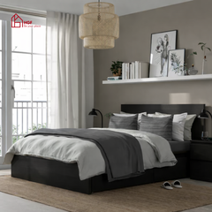 Giường ngủ MAL HGF có ngăn kéo, gỗ MDF, 1m2/1m4/1m6/1m8, GN011