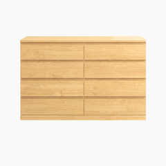 Tủ lưu trữ đa năng MAL HGF 8 hộc kéo, gỗ MDF, 120x40x90cm, TLT069