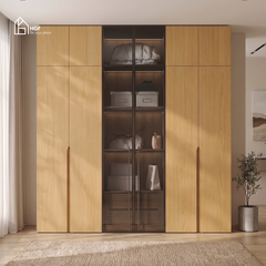 Tủ quần áo DAI HGF 6 cánh, gỗ MDF, 200x60x240cm, TQA006