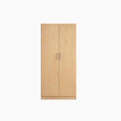 Tủ quần áo DOJY HGF 2 cánh nhiều ngăn, gỗ MDF, 80x55x180cm, TQA004