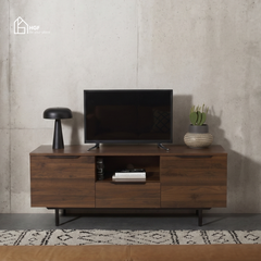 Tủ tivi RIA HGF 2 cánh 1 hộc kéo, gỗ MDF, 160x40x55cm, TTV080