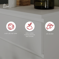 Tủ lưu trữ MAL HGF 6 hộc kéo, gỗ MDF, 120x40x80cm, TLT081