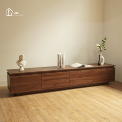 Tủ tivi DELILA HGF 4 ngăn kéo, gỗ MDF, 160/180/200/220x40x40cm, TTV003