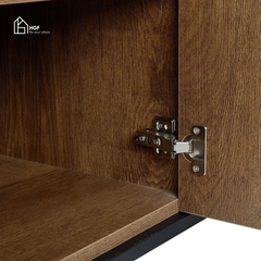 Tủ lưu trữ đa năng LANE HGF 2 cánh 3 hộc kéo, gỗ MDF, 150x40x80cm, TLT070