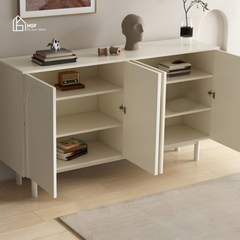 Tủ giày nhiều ngăn ABIGAL HGF 2 - 4 cánh, gỗ MDF, 80/100/120/140/160x35x80cm, TLT021