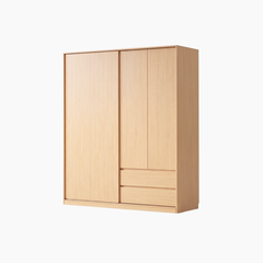 Tủ quần áo ZOE HGF cửa lùa, gỗ MDF, 160x60x200cm, TQA041