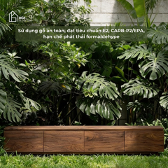 Tủ tivi DELILA HGF 4 ngăn kéo, gỗ MDF, 160/180/200/220x40x40cm, TTV003