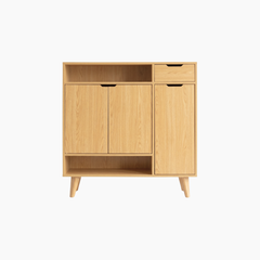 Tủ giày ANA HGF 3 cánh 1 hộc kéo, gỗ MDF, 100x35x100cm, TG020