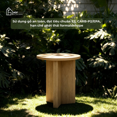 Bàn trà RORY HGF phong cách hiện đại, gỗ MDF, 45x45x50cm, BT003