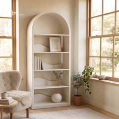 Kệ sách BRUNA HGF 5 tầng, gỗ MDF sơn 2K, 60x35x180cm, KS003