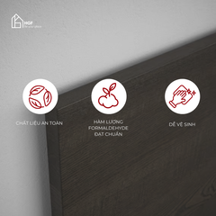 Giường ngủ MAL HGF có ngăn kéo, gỗ MDF, 1m2/1m4/1m6/1m8, GN011
