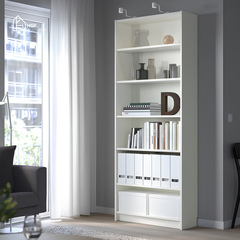 Kệ sách ILA HGF 3 - 6 tầng, gỗ MDF, 61x30x102/134/165/197cm, KS001