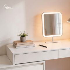 Bàn trang điểm đa năng XINGXIU HGF 8 ngăn kéo, gỗ MDF, 120x40x75cm, BTD003