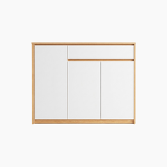 Tủ giày ZIKA HGF 3 cánh 1 hộc kéo, gỗ MDF, 100/120x40x100cm, TG003