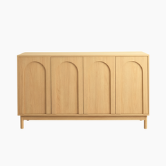 Tủ giày nhiều ngăn ABIGAL HGF 2 - 4 cánh, gỗ MDF, 80/100/120/140/160x35x80cm, TLT021