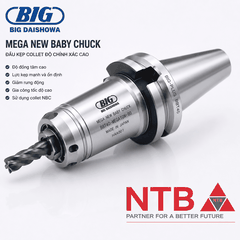 Mega New Baby Chuck BIG DAISHOWA – Đầu Kẹp Collet Độ Chính Xác Cao Cho Máy CNC