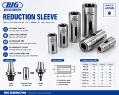 Reduction Sleeve BIG DAISHOWA – Ống Lót Giảm Chuôi Dao Chính Xác Cho Máy CNC