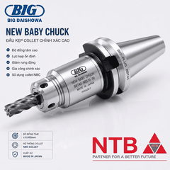 New Baby Chuck BIG DAISHOWA – Đầu Kẹp Collet Chính Xác Cao Cho Máy CNC