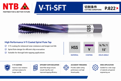 V-TI-SFT Mũi taro máy OSG cho hợp kim Titan