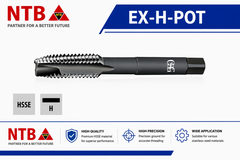 EX-H-POT Mũi taro máy OSG đa dụng cho lỗ thông độ cứng cao
