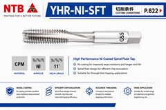 WHR-NI-SFT Mũi taro máy OSG cho hợp kim niken chịu nhiệt