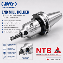 End Mill Holder BIG DAISHOWA – Đầu Kẹp Dao Phay Ngón CNC Độ Cứng Vững Cao