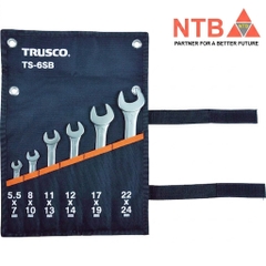 TS-6SC Trusco Double Open-end Spanner