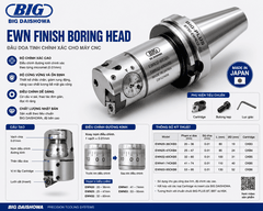 EWN Finish Boring Head BIG DAISHOWA – Đầu Doa Tinh Chính Xác Cho Máy CNC