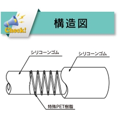 Ống mềm chịu nhiệt/áp suất thực phẩm TOYOX Toyosilicone P TSIP-15-10 (15.9mm x 24.0mm, 10m)
