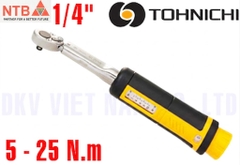 QL25N5-1/4 Tohnichi Ratchet Head Type Adjustable Torque Wrench