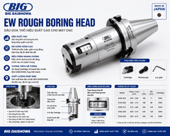 EW Rough Boring Head BIG DAISHOWA – Đầu Doa Thô Hiệu Suất Cao Cho Máy CNC