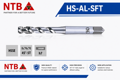 HS-AL-SFT Mũi taro máy OSG đồng bộ cho nhôm và hợp kim nhôm
