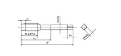 SUS-DH-SFT Mũi taro máy OSG cho inox lỗ sâu