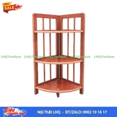 Kệ góc gỗ – Giải pháp tận dụng không gian nhỏ trong gia đình