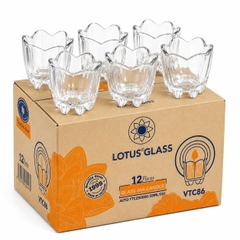12 Cốc tuỷ tinh làm nến t01, làm nến bơ