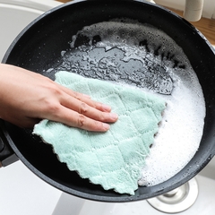 Khăn lau đa năng,  bàn thờ dày dặn tiện lợi, có thể dùng cho nhà ếp, chén bát siêu thấm 13x21cm