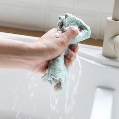 Khăn lau đa năng,  bàn thờ dày dặn tiện lợi, có thể dùng cho nhà ếp, chén bát siêu thấm 13x21cm