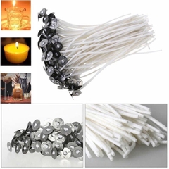 (5 kích thước)10 tim nến,bấc nến chuốt sáp+ bấn đế sẵn
