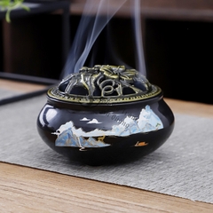 Lư xông trầm hương nhiều màu