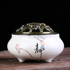 Lư xông trầm hương nhiều màu