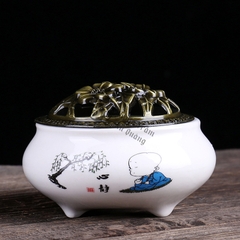 Lư xông trầm hương nhiều màu