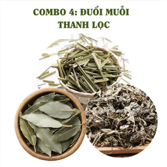 100g Combo trộn đuổi muỗi combo 4 thảo mộc xông phòng cao cấp thanh lọc không khí ẩm mốc an toàn cho người sử dụng