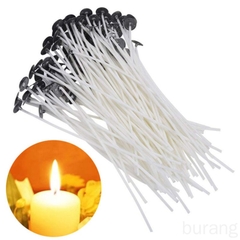 (5 kích thước)10 tim nến,bấc nến chuốt sáp+ bấn đế sẵn