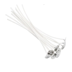 (5 kích thước)10 tim nến,bấc nến chuốt sáp+ bấn đế sẵn
